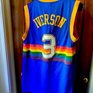 Allen IverTon retro Nuggets jersey